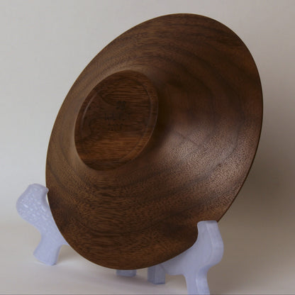 Walnut Funnel Bowl
